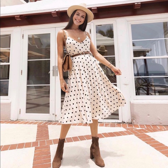 House of Harlow 1960 Dresses & Skirts - House of Harlow Polka dot midi